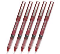 Pilot Precise V7 Stick Roller Ball Pen PEN PRECISE V7 FINE RD (Pack of5)