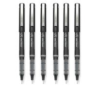 Pilot Precise V7 Stick Rolling Ball Pens Fine Point Black Ink 6 Pack
