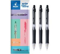 PILOT Progrex Mechanical Pencil - BeGreen Range - 71% Recycled - Black Barrel - 0.5mm Nib - Pack of 3 Pencils in Envelope Gift Packaging