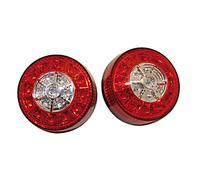 HIGHSIDER smart LED TailLight/Indicator For ATV Black/Red 3in1, E-Approved (Pair)