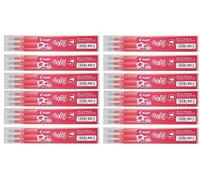 Pilot Red Frixion Rollerball Erasable Pens Pen Refills Replacement Spare Ink BLS-FR7 (Pack Of 12 - 36 Refills)