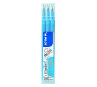 Pilot Refills for Frixion Clicker Rollerball 0.5 mm - Light Blue, Pack of 3