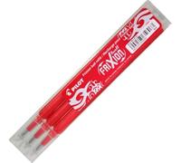 Pilot Refills for Frixion Rollerball 0.7 mm 3 count (Pack of 1) - Red
