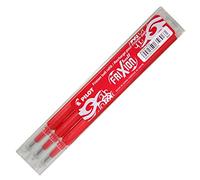 Pilot Refills for Frixion Rollerball 0.7 mm 3 count (Pack of 1) - Red