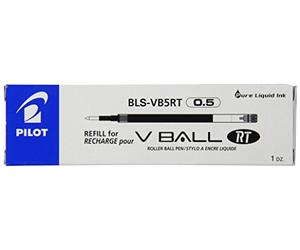 Pilot Refills for Vball 5 Retractable Liquid Ink 0.5 mm (Box of 12) - Blue