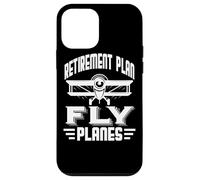 Pilot Retirement Plan Planes Flying Airplane Airline Captain Case for iPhone 12 mini