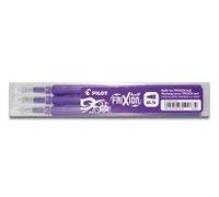 Pilot Refills for Frixion Clicker Rollerball 0.5 mm (Pack of 3) - Violet