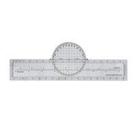 Pilot Ruler for VFR and IFR Navigation Featuring a Rotating Plotter for Better Flight Accuracy (A)