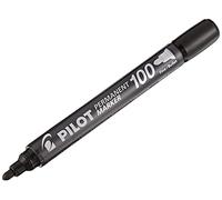 Pilot sca-100-b - Pack of 12 Permanent Markers Conical Tip, Black