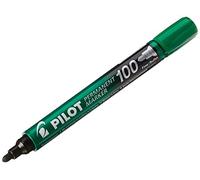 Pilot sca-100-g - Pack of 12 Permanent Markers, Conical Tip, Green