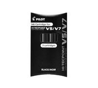 Pilot Pilot Refill for V5/V7 Eco Cartridge System Black (Pack 3)