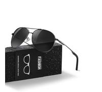 Pilot Sunglasses Mens Polarized Sunglasses Unisex UV400 Protection Black Driving, Fishing,Running Classic Ultra Light Shades Gun