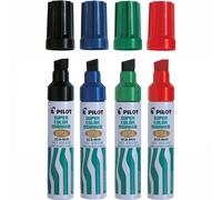 Pilot Super Color Marker Pen Jumbo Wide Broad Tip SCA-6600 Black Blue Green Red