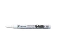 Pilot Super Color Marker - 1 Pack (White) Fine Tip - Precise Marking And Crafting