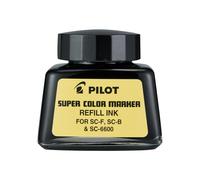PILOT Super Color Permanent Marker Refill Ink Black Ink 1 Ounce Bottle with Dropper (43500)
