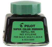 PILOT Super Color Permanent Marker Refill Ink Xylene-Free 1 Ounce Bottle with Dropper Green Ink (48800)