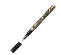 Pilot Super Colour Extra Fine Marker Bullet 1.0 mm Tip - Gold, Box of 12