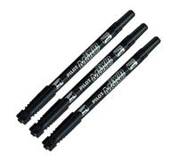 Pilot Super Colour Twin Tip Marker Permanent Black Ink Fine/Extra Fine Tip