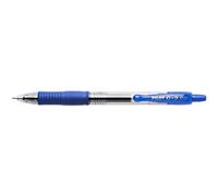 Pilot Super Grip G2 07 Retractable Rollerball Pen Blue 0.4 mm Medium Rollerball Refillable 70% Recycled Pack of 12