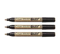 1 X PILOT PERMANENT METALLIC GOLD PAINT MARKER MEDIUM