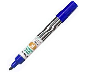 Pilot Supercolour Fine Permanent Marker Bullet 4 mm Tip - Blue, Box of 12