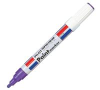 Pilot Supercolour Permanent Paint Marker Bullet 4.5 mm Tip - Violet, Box of 12
