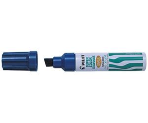 Pilot Supercolour Wide and Broad Permanent Marker Chisel 3.0 mm Tip - Blue, Single Pen