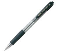 Pilot Supergrip Retractable Ballpoint 1.0 mm Tip (Box of 12) - Black