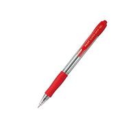 Pilot Supergrip Retractable Ballpoint 1.0 mm Tip (Box of 12) - Red