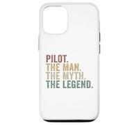 Pilot The Man The Myth The Legend Funny Aviation Flying Case for iPhone 12/12 Pro