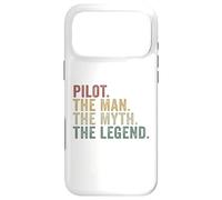 Pilot The Man The Myth The Legend Funny Aviation Flying Case for iPhone 17 Pro Max