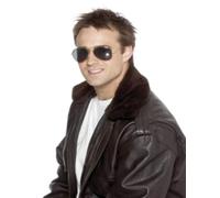 Pilot Top Gun Shades Mens Sunglasses Pilot Fancy Dress Accessory