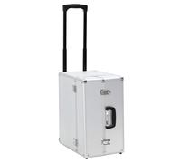 Pilot trolley Silver Aluminium 47x39x27cm Lockable 2 Detachable Wheels T-Handle