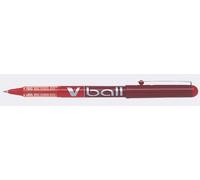 Pilot V-Ball 0.7 Liquid Ink Rollerball Pen, Red (Single)
