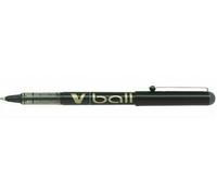 Pilot V Black Disposable Fountain Pen - 1 Pack (Black) Medium Nib - Erasable Ink, Smooth Writing