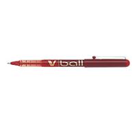 Pilot V-Ball 07 Rollerball Pen Medium 0.4 mm Red Pack of 12