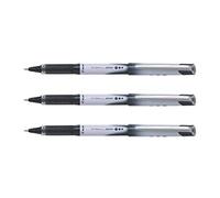 Pilot V-Ball Grip 05 PTE Liquid Ink Rollerball Pen Fine Black Pack of 3