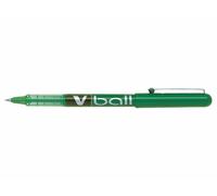 V-ball Rollerball Pen - Metal - 0.7 mm - Green Ink - Pack of 12