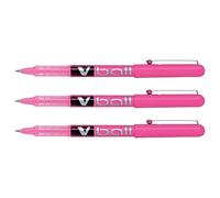 Pilot Vball 5 Liquid Ink Rollerball 0.5 mm tip (Single Pen) - Pink