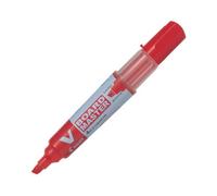 Pilot Refill V-Board Master Marker, Red, Begreen, Medium Chisel Tip, Pack of 3