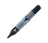 Pilot Begreen Recycled V Board Master Whiteboard Marker Chisel 2.2 - 5.2 mm Tip - Black, Box of 10