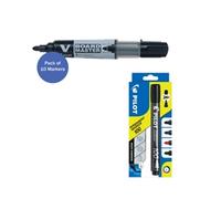 Pilot V-Board Master Bullet Tip Medium Black (Pack of 10)