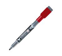 Pilot V-Board Master Marker Set - 10 Pack (Red) - Precise Whiteboard Writing