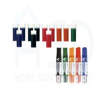 Pilot V Board Master Refill Set - 12 Pack (3 Blue, 3 Black, 3 Red, 2 Orange, 1 Green) Medium Bullet Tip - Enhanced Whiteboard Use