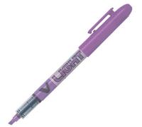 Pilot V Light Pure Liquid Ink Fibre Chisel Tip Highlighter Pen Violet