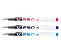 Pilot V Pen Disposable Fountain Pen - Assorted, Pack of 3