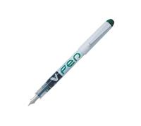 Pilot V Pen Disposable Fountain Pen - Medium Nib Erasable Ink 7 Colours 12 Pack
