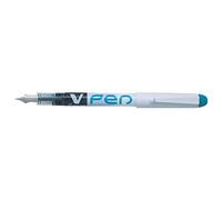 Pilot V-Pen Erasable Disposable Fountain Pen Peacock Green (Pack 12)