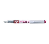 Pilot V-Pen Disposable Fountain Pen Pens Pack Of 3Medium Pink Pasteaa