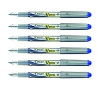 Pilot V-silver Fountain Pen Pen Blue Kids